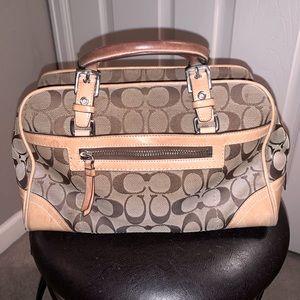 Vintage Coach Signature Satchel Bag